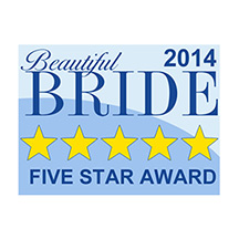 Beautiful Bride's Five Star Award